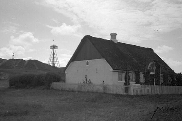 Sønderho: Kåverhuset vest for skolen.