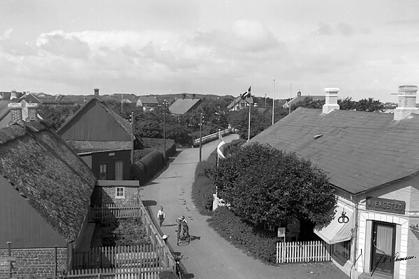 Sønderho: Udsigt fra Sonnich Thomsens hus