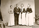 Karen Pedersen og Jens Svendsen S&oslash;rensens bryllup 26/8 1894