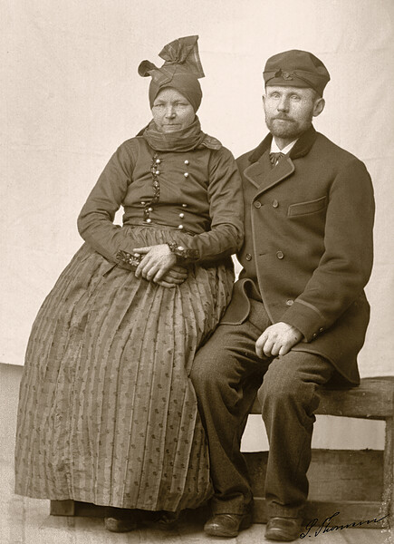 Sønderho, Fanø: Maren Sonnichsen og Thomas Sonnichsen Thomsen