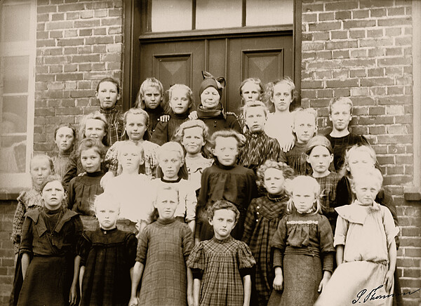 S&oslash;nderho, Fan&oslash;: Skolebillede S&oslash;nderho skole
